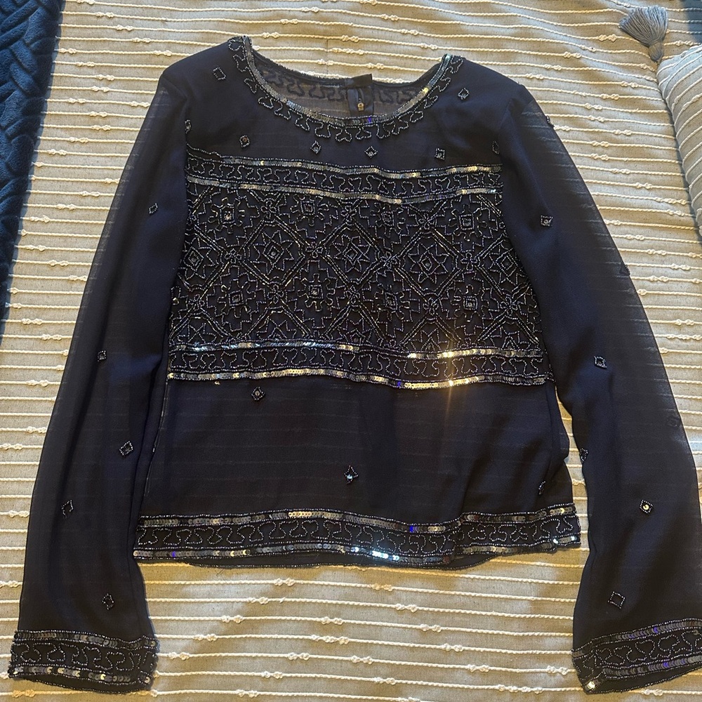 Elegant Old Navy Embellished Women's Top 
Handmade